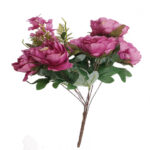 Artificial Peony Bunch Flower 57 cm - Elen India