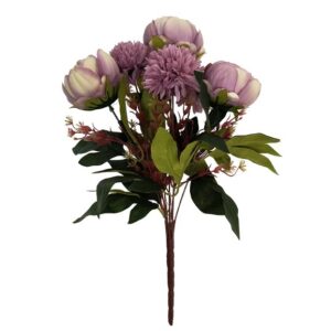 Artificial Peony Flower Bunch with 7 Heads (40 cm) - Elen