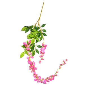 Buy Artificial Wisteria Pink Falling Flower 100 cm Vines - Elen India