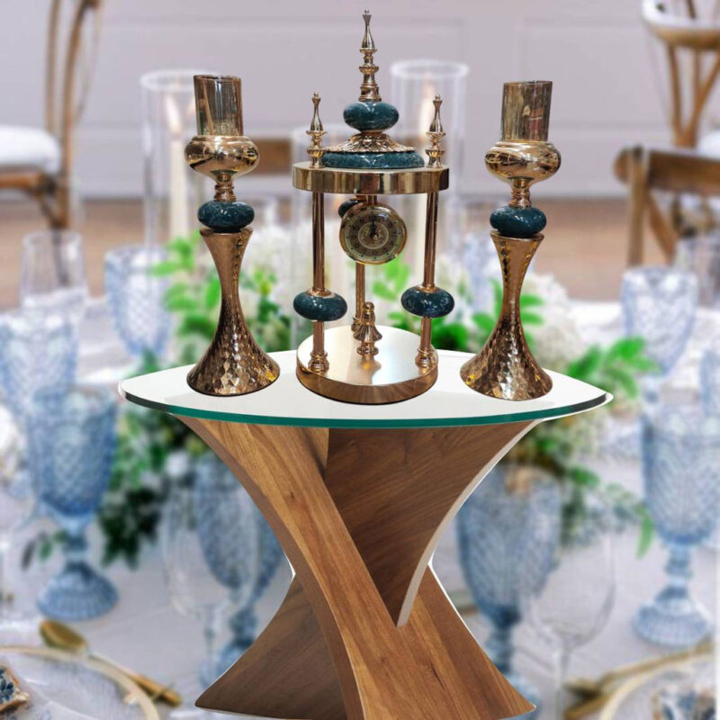 Clock Tower Candle Glass Holder For Various Decor Prospective (Living Room, Wedding, Event) | Set Of 3 Pcs