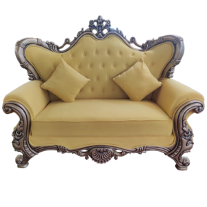 Couple Sofa For Wedding, Event and Banquet Decor | Color: Yellow