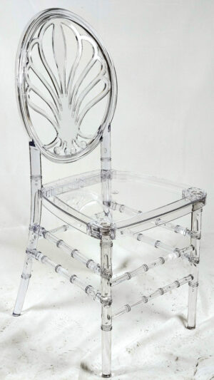 Peacock Acrylic Chair With Cushion