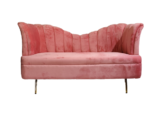 Pink Two Seater Sofa For Decor