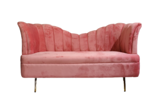 Pink Two Seater Sofa For Decor