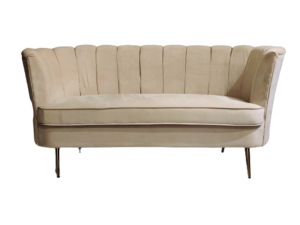 White Two Seater Sofa