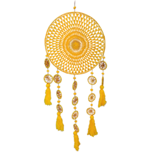 Yellow Bulan Hanging For Home and Event Decor | Set Of 5 Pcs