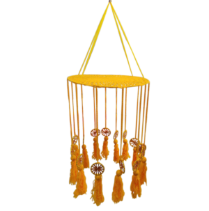 Yellow Bulan Hanging For Living Room, Decor, Wedding and Event | Set Of 5 Pcs